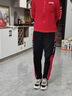 俞兆林（YUZHAOLIN）中老年運動(dòng)套裝女中年媽媽裝50歲洋氣休閑衛衣春秋款時(shí)尚三件套 紅色(外套+長(cháng)褲)春秋款 XL (推薦110-125斤) 曬單實(shí)拍圖