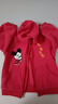 迪士尼寶寶（Disney Baby）迪士尼童裝男女童外套米奇米妮前開(kāi)連帽兒童衛衣上衣 大紅 4歲/身高110cm 曬單實(shí)拍圖