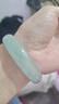 石辛記 緬甸翡翠手鐲冰糯種手鐲正品玉石處理平安鐲送媽媽老婆節日禮物 54-55mm(附鑒定證書(shū)+高檔禮盒) 曬單實(shí)拍圖