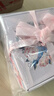 穎貝爾兒童節禮物皇冠女童生日頭飾發(fā)箍冰雪公主女孩派對演出發(fā)飾王冠 金白色皇冠+項鏈+耳夾（禮盒款） 曬單實(shí)拍圖