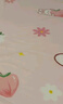 博洋寶貝（Beyond Kids） 床笠兒童單件卡通全包防滑固定防塵保護(hù)罩全棉床罩 全棉床笠單件套—兔兔桃桃 90cm*200cm 曬單實拍圖