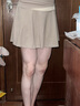 范斯蒂克（vansydical）運動(dòng)短褲女夏季練冰絲跑步防走光寬松高腰顯瘦瑜伽網(wǎng)球裙褲褲 淺棕茶色 FBF2304702 L (女款建議：105-120斤) 曬單實(shí)拍圖