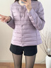 波司登25年90絨輕薄保暖圓領(lǐng)羽絨服女短款便攜可內(nèi)膽B(tài)250130004B 曬單實(shí)拍圖