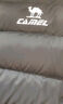 駱駝（CAMEL）三防登山服男三合一防潑羽絨風(fēng)衣外套 C34CR0L3646 幻影黑 XL 曬單實(shí)拍圖