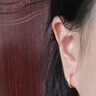 謝瑞麟（TSL） 黃金耳環(huán)女款簡(jiǎn)約光面福氣轉(zhuǎn)運(yùn)足金耳飾送禮YQ939七夕禮物 約1.3g（工費(fèi)200元） 曬單實(shí)拍圖