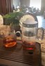 尚明玻璃內(nèi)膽磁旋飄逸杯泡茶壺茶水分離過濾沖茶具套裝家用辦公沏茶壺 槍黑色 500ml 曬單實拍圖