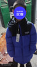 雪中飛童裝兒童羽絨服2024新款男童女童中大童拼接面包羽絨服冬季外套 寶藍(lán) 170 曬單實(shí)拍圖