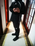HOTSUIT后秀暴汗服套裝運(yùn)動(dòng)男女健身長(zhǎng)短套裝發(fā)汗寬松訓(xùn)練服夏季四季款 男-【長(zhǎng)衣長(zhǎng)褲套裝】礦物黑 XL 尺碼偏大，建議拍小一碼 曬單實(shí)拍圖