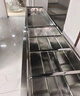 千思 保溫售飯臺商用 保溫快餐車不銹鋼保溫臺酒店食堂電加熱湯池 五格分餐臺帶份數(shù)盒 【LC-GAST005】 曬單實(shí)拍圖