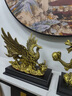 泰禧閣純黃銅鳳凰擺件瑞獸展翅火鳳凰呈祥家居客廳辦公室工藝裝飾品 鳳凰 高約 25cm 曬單實拍圖