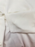 GENIOLAMODE長(zhǎng)袖t恤男士春秋重磅220G華夫格時(shí)尚休閑百搭打底男裝 白色 L  曬單實(shí)拍圖