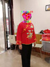 忻縈腰鼓隊服裝秧歌服舞蹈服中老年喜慶扇子舞腰鼓演出女成人東北秧歌 紅色 XL 曬單實(shí)拍圖