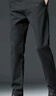 羅蒙（ROMON）休閑褲男士春秋寬松條紋直筒長褲商務(wù)潮流褲子男裝KZ30黑色32 曬單實(shí)拍圖
