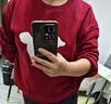 品彩（PinCai）加絨衛衣女新年紅款卡通小鴨子長(cháng)袖衛衣時(shí)尚寬松上衣P144W2009 曬單實(shí)拍圖