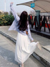 妍莉芬（yanlifen）2025年秋季新款小個(gè)子穿搭衣服法式針織連衣裙女裝套裝長(cháng)裙子秋裝 【開(kāi)衫+連衣裙】 M /45/55kg/ 曬單實(shí)拍圖