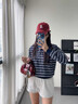 CHARLIE & KELLI品牌 CK輕奢包包女包潮流波士頓包2025新款保齡球枕頭包單肩斜挎 安可拉紅【代寫賀卡 禮袋包裝】 曬單實(shí)拍圖