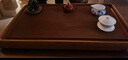 金灶（KAMJOVE）電木茶盤(pán)高密度德料32支家用高端茶臺整塊排水功夫茶具托盤(pán)黃料 圓邊單茶盤(pán)【60厘米*40厘米】 曬單實(shí)拍圖