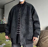 NY-MR潮牌麂皮夾克男春秋季日系復古PU外套休閑寬松棒球服學(xué)生機車(chē)男裝 GS-6823#棕色 XL 曬單實(shí)拍圖