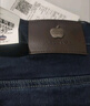 AEMAPE美國蘋(píng)果牛仔褲秋冬厚款直筒寬松中年男士牛仔褲高腰彈力休閑牛仔 5155黑色彈力+防盜暗扣 35/2尺8腰圍 曬單實(shí)拍圖