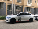 子浩汽車(chē)全車(chē)腰線(xiàn)拉花遮擋劃痕個(gè)性貼車(chē)身貼紙引擎機蓋裝飾車(chē)門(mén)07數字英文字母改裝貼紙 黑紅色 北京現代朗動(dòng)/悅動(dòng)/名圖/瑞納 曬單實(shí)拍圖