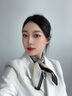 VINEY真絲絲巾2025新款桑蠶絲絲巾媽媽方巾女神節(jié)母親節(jié)禮物送女友老婆 米白-高端禮盒裝 曬單實(shí)拍圖