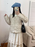 波司登春輕薄羽絨服女90絨三防輕便內(nèi)搭外穿葫蘆紋外套B250131012 曬單實拍圖