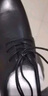 SPIDERKING蜘蛛王皮鞋牛皮男士秋冬商務(wù)正裝德比系帶英倫結婚鞋 黑色加絨 39 曬單實(shí)拍圖