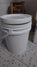 工業(yè)級(jí)水桶塑料桶密封桶油漆桶油墨桶膠桶大容量桶機(jī)油桶帶蓋帶提手0.5-50L升KG公斤 25L-加厚帶蓋（配塑料提手） 曬單實(shí)拍圖