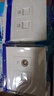 西蒙（SIMON）開關(guān)插座面板E6系列雅白色86型暗裝墻壁插座帶開關(guān)USB網(wǎng)絡(luò)空調(diào) 電視+電腦插座 曬單實(shí)拍圖