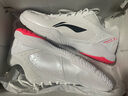 李寧雷霆系列羽毛球鞋情侶款雷霆Training舒適透氣減震耐磨寬楦運動(dòng)鞋 雷霆Training  標準白【寬楦】 44 (280mm) 曬單實(shí)拍圖