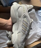 adidas OZMILLEN親子款輕盈百搭老爹鞋男女阿迪達(dá)斯官方三葉草 淺灰綠 41 曬單實拍圖