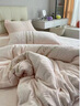 無(wú)印良品牛奶絨四件套2025新款珊瑚絨床單四件套冬季雙面加絨被罩床上用品 米白色【加厚雙面絨 巨保暖】 1.8m床單款四件套-被套200x230cm 曬單實(shí)拍圖