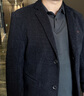 皮爾卡丹（pierre cardin）春秋裝小西服男士中年爸爸商務(wù)休閑西裝上衣新款毛呢子外套男裝 9656-黑色【春秋款】 XL 185【建議1-160】 曬單實(shí)拍圖