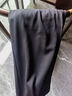 霞湖世家【新疆棉衛褲】休閑褲男女蓄熱恒溫舒適柔軟束腳運動(dòng)褲017A 九分褲-黑色 【束腳款】 L （136-150斤） 曬單實(shí)拍圖
