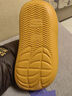 chikoku新款大橘大利卡皮巴拉勃肯鞋女秋冬季毛毛拖居家情侶防水棉拖鞋男 小氮黃【包跟】 36-37 【適合36-37碼】 曬單實(shí)拍圖