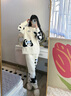 靜韻【深睡衣70】超柔軟熊貓趴趴情侶睡衣女秋冬季半邊絨家居服男 曬單實(shí)拍圖