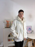 Calvin KleinJeans防風(fēng)防水沖鋒衣25男女戶外登山徒步ck三防夾克外套J400486 YBI-牛乳白 M 曬單實(shí)拍圖