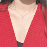 范嘉倫（VanCalen）項(xiàng)鏈女高端輕奢簡(jiǎn)約通勤日常款輕奢高級(jí)感鎖骨鏈 鋯石水滴項(xiàng)鏈  通體S925銀 曬單實(shí)拍圖