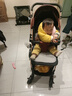 貝舒馳（BETSOCCI）嬰兒推車(chē)可坐可躺雙向超輕便攜折疊簡(jiǎn)易四輪手推車(chē)新生兒童嬰兒車(chē) 酒紅.金管-雙向推行-可坐躺 曬單實(shí)拍圖