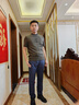 SATCHI沙馳男裝男士長(cháng)褲2025春夏新款四面高彈都市通勤易打理修閑褲男 深藍 32 曬單實(shí)拍圖