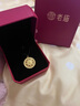 老廟黃金吊墜足金八寶羅盤福字蓮花掛墜項(xiàng)鏈送女友老婆父母生日禮物 八寶羅盤吊墜約1.7g+項(xiàng)鏈+禮盒 曬單實(shí)拍圖