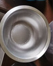 NITORI宜得利家居 家用廚房洗菜瀝水籃可站立不銹鋼網(wǎng)籃 Days不銹鋼沖孔籃L 曬單實(shí)拍圖