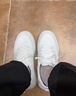 凡小如厚底小白鞋男鞋增高板鞋百搭休閑鞋2026新款皮面鞋子防水 白色 40 （偏大一碼，增高約4cm） 曬單實(shí)拍圖