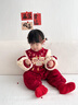 DUTRIEUX周歲禮服女寶寶夏季女童拜過年服中式生日抓周宴百天喜慶兒童唐裝 祥龍冬款加絨【二代升級】 80 曬單實拍圖