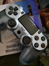 京盞正品適用索尼PS4 slim手柄pro無(wú)線(xiàn)藍牙Pro游戲精英電腦PC版Steam平臺地平線(xiàn)雙人成行無(wú)線(xiàn)藍牙手柄 PS4鈦金藍【支持PS4/PC/STEAM】 曬單實(shí)拍圖