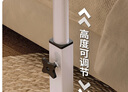 FURNITURE&BETULA懶人家用臥室可翻移動旋轉(zhuǎn)折疊落地床旁邊升降小電腦桌子 【無槽】白色面50*30cm 曬單實拍圖
