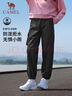 駱駝（CAMEL）加絨戶(hù)外登山褲女防潑水束腳工裝褲 J24CZ0L7663 幻影黑 XL 曬單實(shí)拍圖