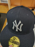NEW ERA【七夕禮物】紐亦華MLB棒球帽男女情侶NY刺繡平檐全封帽子5950 14388362-藏青色 紐約洋基隊 738 58cm 曬單實拍圖