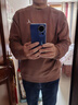 Jordan男子喬丹 飛人Logo  針織毛圈 圓領(lǐng)套頭衫衛(wèi)衣FV7296-223棕L 曬單實(shí)拍圖