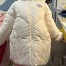 PawinPaw【三防】卡通小熊童裝冬新女童女寶連帽中長款羽絨服 Ivory象牙色/39 130 cm 曬單實(shí)拍圖